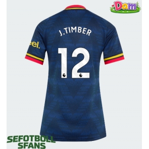 Arsenal Jurrien Timber #12 Bortatröja Kvinnor 2026-27 Kortärmad